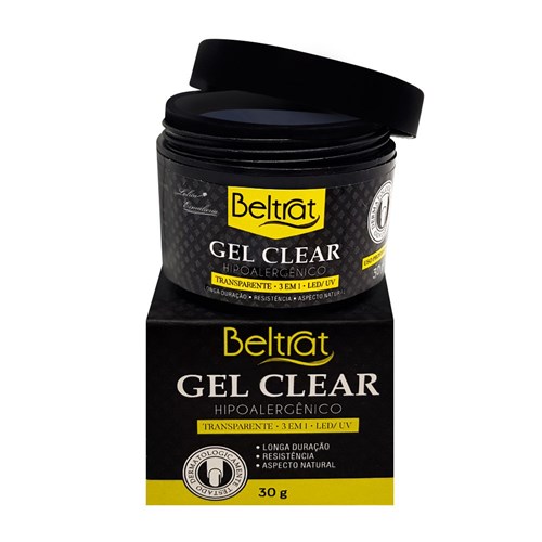 Gel Clear Beltrat Led/uv Alongamento Unhas Profissional 30G