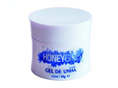Gel Clear Transparente Honey Girl 50 Gr para Unhas Gel e Acrigel