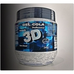 Gel Cola 3D Profissional - 240G - 24 unidades