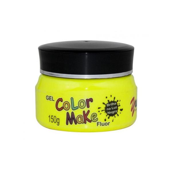 Gel Color Make Fluor 150g Amarelo - Yur