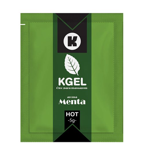 Gel Comestível Hot Menta Sachê 5G - Kgel