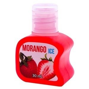 Gel Comestível Ice para Massagem 30Ml. (Morango)