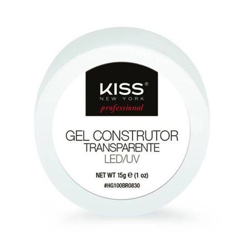 Gel Construtor Kiss New York LED/UV Transparente