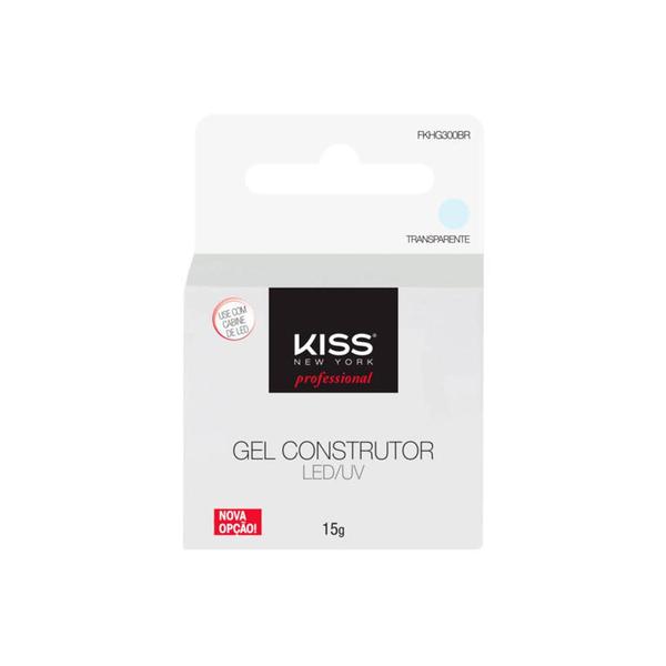 Gel Construtor Led / Uv Kiss New York Transparente - 15g