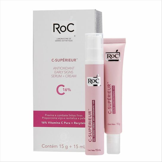 Gel-Creme Antioxidante Concentrado Roc C-Supérieur 15ml + 15g