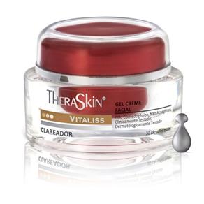 Gel Creme Clareador Facial Theraskin Vitaliss - 30 Cápsulas