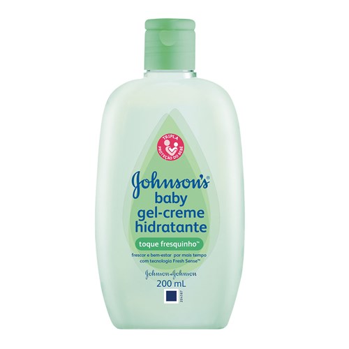 Gel-Creme Hidratante Johnson's Baby Toque Fresquinho 200Ml