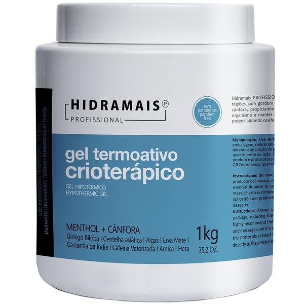 GEL CRIOTERÁPICO HIDRAMAIS HIPOTÉRMICO MENTOL e CâNFORA - Biocap Hidramais