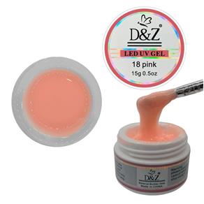 Gel D&Z Led Uv 18 Pink 15G