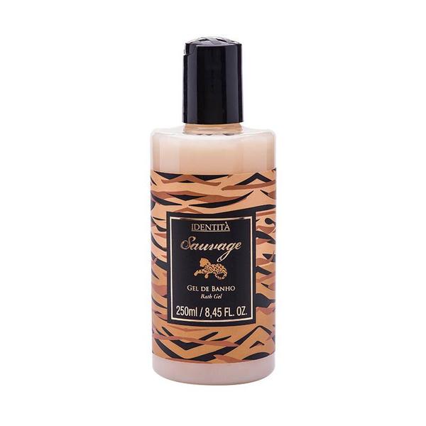 Gel de Banho Identità Sauvage Onça (Vanilla, Apricot e Mandarina) 250ml - Sweet Soap Cosméticos