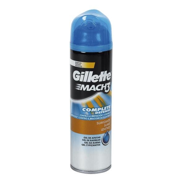 Gel de Barbear Gillette Mach-3 Refrescante - 198g