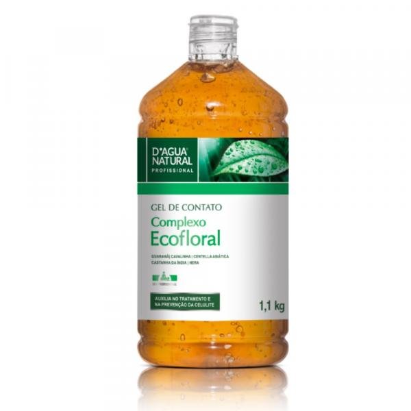 Gel de Contato Eletroterapia Ecofloral1,1kg Dagua Natural