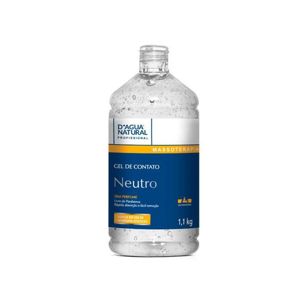 Gel de Contato Neutro 1,1kg Dagua Natural - D'Água Natural