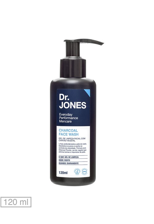Gel de Limpeza Facial Dr. Jones Charcoal 120ml