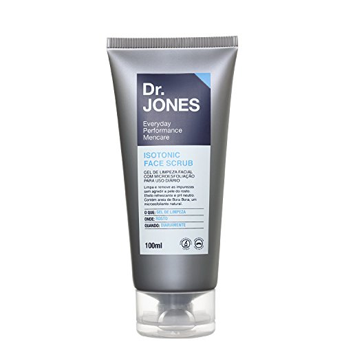 Gel de Limpeza Isotonic Face Scrub, Dr. Jones, Cinza