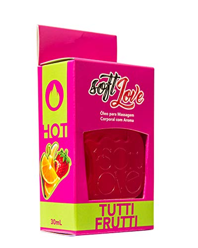 Gel de Massagem Comestível HOT Tutti Frutti Soft Love - 30ml