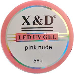 Gel de Unha Led Uv X&d Pink Nude 56g Acrigel
