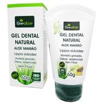 Gel Dental Natural E Vegano Aloe E Mamão Livealoe 60 G