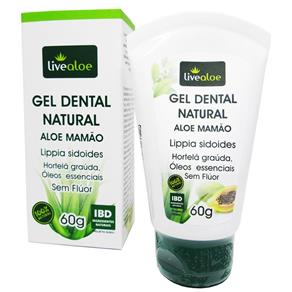 Gel Dental Natural Orgânico Live Aloe