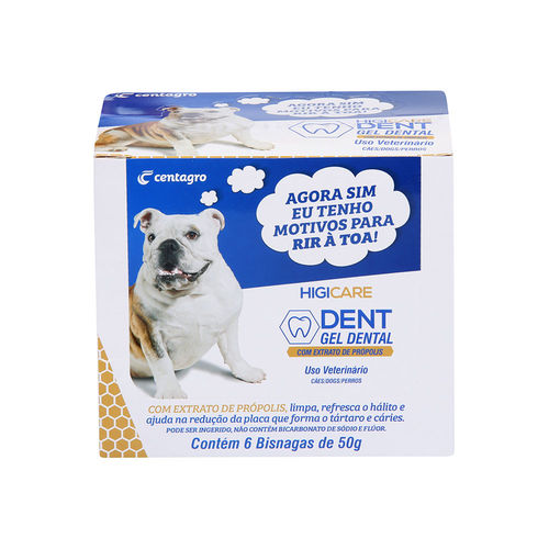 Gel Dental Pet Smack Higicare Dent 50g Display C/ 6 Unidades