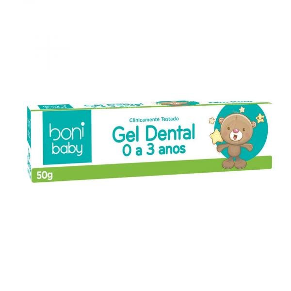 Gel Dental Sem Flúor Boni Baby Personagens 50g