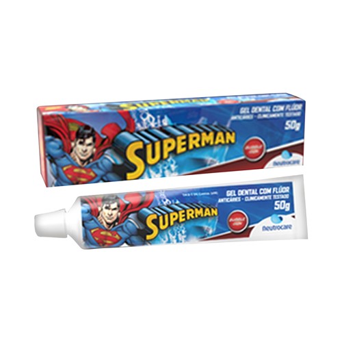 Gel Dental Superman Neutrocare Warner Bros 50g