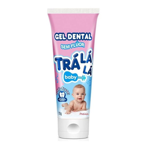 Gel Dental Trá Lá Lá Baby Sem Fluor 70g