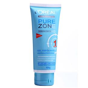 Gel Esfoliante Facial L'Oréal Paris Pure Zone - 100g