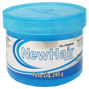 Gel Fixador Azul New Hair 240g