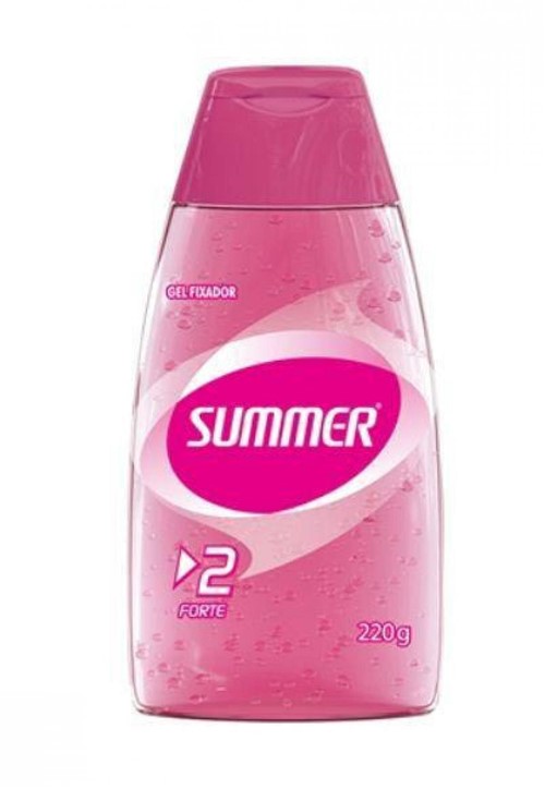 Gel Fixador Summer N° 2 Forte Rosa 220G