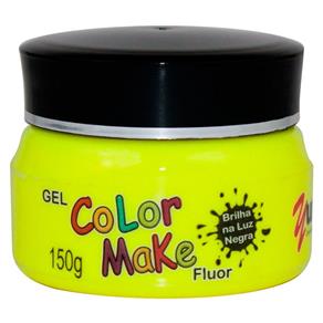 Gel Fluor 150g Collor Make - AMARELO