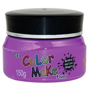 Gel Fluor 150g Collor Make - ROXO
