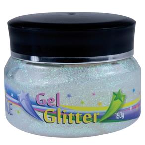 Gel Glitter 150g Collor Make - BRANCO PÉROLA