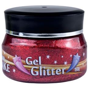 Gel Glitter 150g Collor Make - VERMELHO