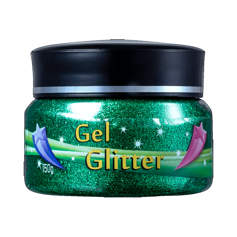 Gel Glitter ColorMake Verde 150g