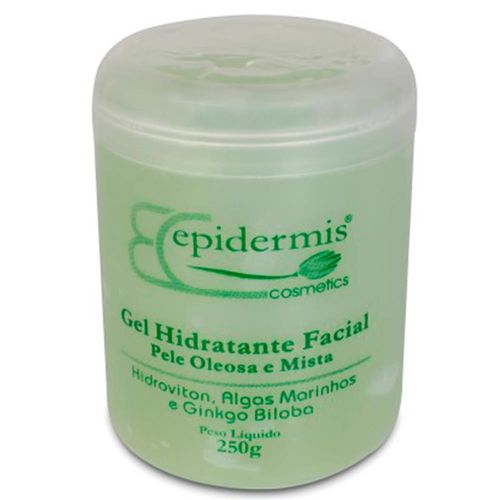 Gel Hidratante Facial Epidermis - Pele Oleosa e Mista 250G