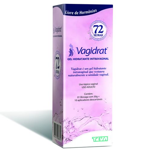Gel Hidratante Vaginal Vagidrat 30g + 10 Aplicadores
