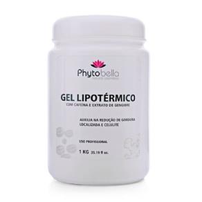 Gel Lipotérmico Redutor Gordura e Celulite com Gengibre Phytobeauty 1kg