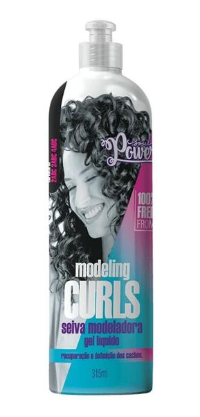 Gel Liquido Soul Power Modeling Curls Seiva Modeladora 315ml