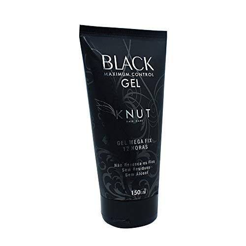 Gel Mega Fix Black, 150 G, KNUT Hair Care