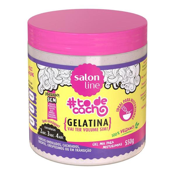 Gel Mix para Misturinhas Gelatina Vai Ter Volume Sim! ToDeCacho 550g - Salon Line