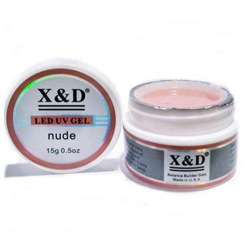 Gel Nude Led Uv X&D 56gr para Unhas Gel