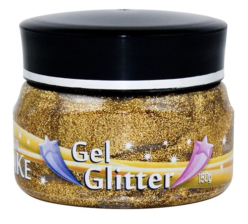 Gel para Cabelo com Glitter 150grs Dourado