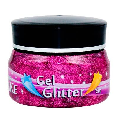 Gel para Cabelo com Glitter 150grs Pink