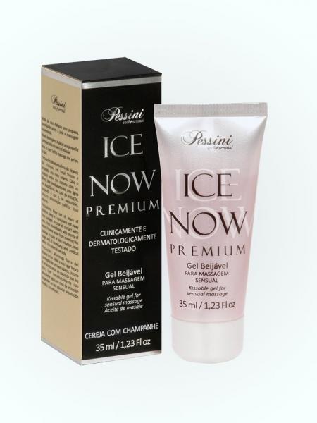 Gel para Massagem Ice Now Premium Cereja com Champanhe 35ml - Pessini