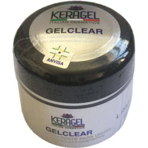 Gel para Unhas - Keragel Clear ou Transparente 15g Gel Construtor (alongamento) Uv/led