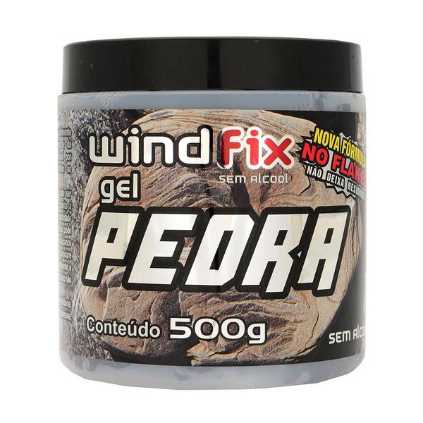 Gel Pedra Sem Álcool 500g - Wind Fix - Windfix
