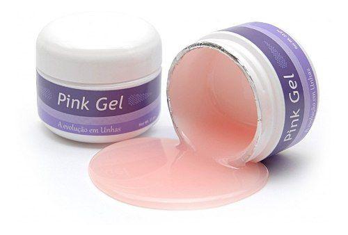 Gel Pink Lu2 14g Piubella + Fibra de Vidro 50un