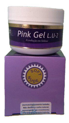 Gel Pink Lu2 Nude Soft 33g Piubella-unha