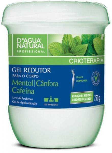 Gel Redutor de Medidas e Celulite com Cafeína 750g Dagua Natural - Dágua Natural